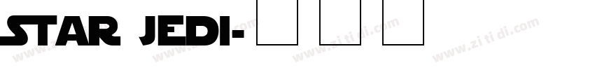 Star Jedi字体转换